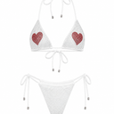 Crystal Love White Bikini