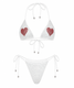 Crystal Love White Bikini