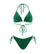Ava Green Crystal Bikini