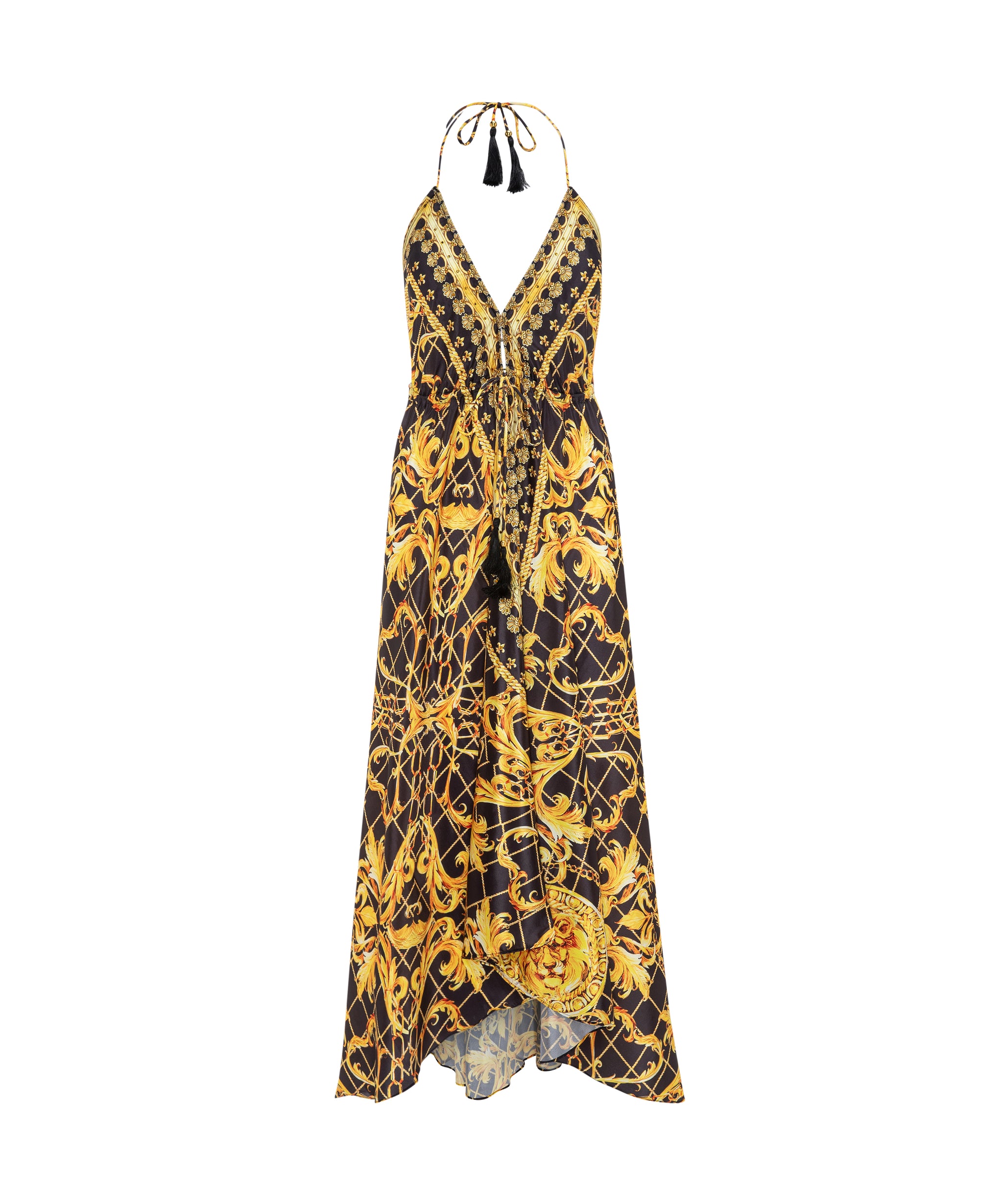 Baroque Maxi Dress – L' Aqua Dubai
