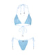 Crystal baby Blue Bikini