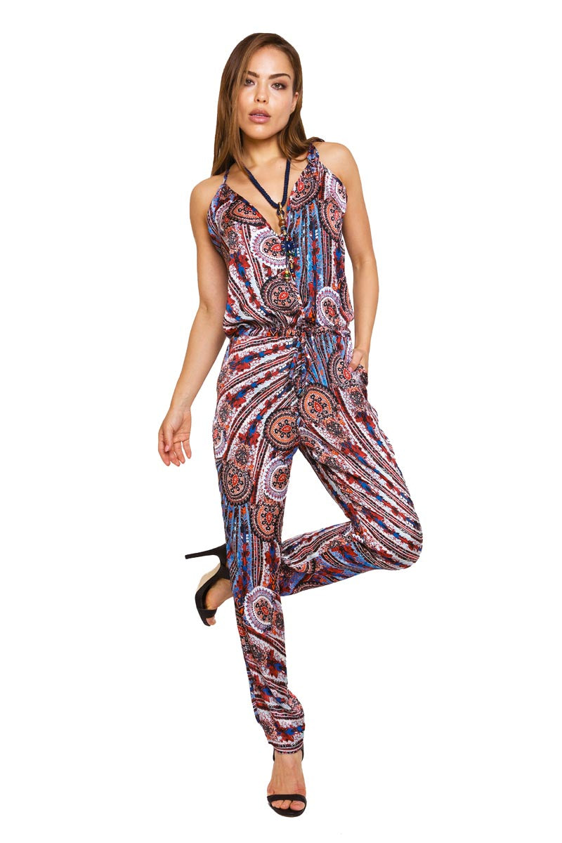 Load image into Gallery viewer, JUMPSUIT COULISSE ON THE SIDES
