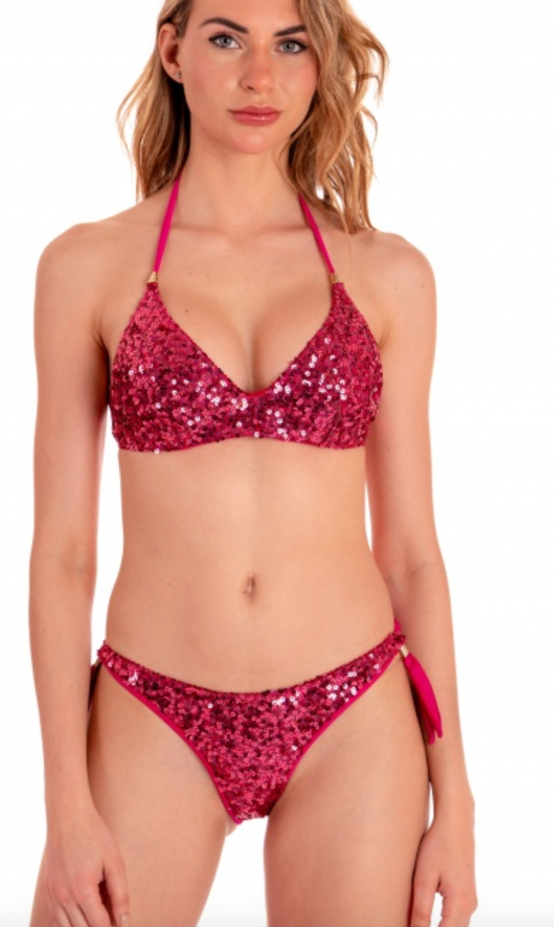 Balconette Bikini With Sequin Underwire